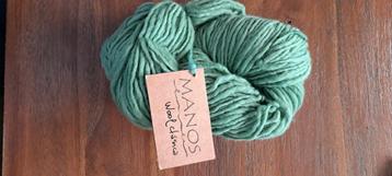 Manos del Uruguay Streng Wol - Prachtige Groene Kleur beschikbaar voor biedingen