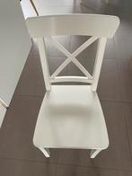 Ikea Ingolf eatkamer stoelen 4 stukken., Vier, Gebruikt, Ophalen of Verzenden, Wit