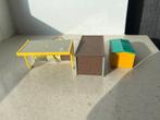 Diverse ho items,bushalte,garage ect.zie omschrijving., Hobby en Vrije tijd, Modeltreinen | H0, Overige merken, Gelijkstroom of Wisselstroom