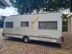 Caravan knaus 500 sudwind 1999, Rondzit, Frans bed, 7 tot 8 meter, Schokbreker