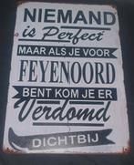 Feyenoord Wandbord - Niemand is Perfect, Ophalen of Verzenden, Nieuw