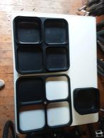 3 gebruikte voerplateaus incl 25 mm steun, Watersport en Boten, Hengelsport | Witvissen, Ophalen of Verzenden, Gebruikt, Overige typen