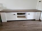Tv meubel wit met eiken, Huis en Inrichting, Ophalen, Gebruikt, 200 cm of meer, Minder dan 100 cm
