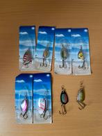 8 mooie nieuwe kunstaas baars spinners, Watersport en Boten, Ophalen of Verzenden, Zo goed als nieuw, Overige typen