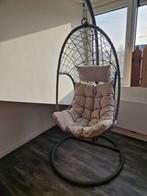 Hangstoel Ei, Huis en Inrichting, Stoelen, Ophalen, Gebruikt, Metaal, Eén