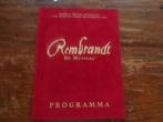 Programma boek van Rembrandt de Musical. Stardust 2006, Boeken, Kunst en Cultuur | Dans en Theater, Ophalen of Verzenden, Zo goed als nieuw