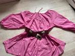 Wijde roze offshoulder jurk. Maat 44/46 H&M, H&M, Maat 42/44 (L), Ophalen of Verzenden, Zo goed als nieuw