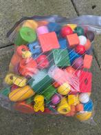 Zak met houten kralen en koorden, Ophalen, Gebruikt, Overige merken