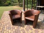 Fauteuils , stoelen 2 stuks, Huis en Inrichting, Fauteuils, Ophalen, Zo goed als nieuw, 75 tot 100 cm, 50 tot 75 cm