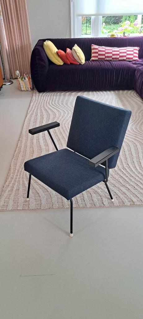 Gispen stoel Wim Rietveld 1401/415, Huis en Inrichting, Stoelen, Zo goed als nieuw, Eén, Stof, Ophalen