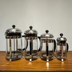 Bodum koffiezetter cafetiere Chambord chroom glas 1,5 liter, Bodum, Gebruikt, Overige typen, Ophalen of Verzenden