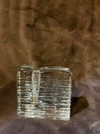 Solifleur/Blokvaas Marsberger Glaswerke Ritzenhoff VIERKANT, Gebruikt, Overige kleuren, Ophalen of Verzenden, Glas