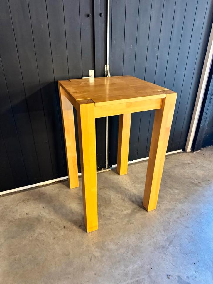 Houten Bartafel / Statafel - 65x65cm, 105cm hoog, Huis en Inrichting, Tafels | Statafels, Ophalen