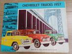Chevrolet Trucks brochure uit 1957, Boeken, Auto's | Folders en Tijdschriften, Gelezen, Chevrolet, Ophalen of Verzenden