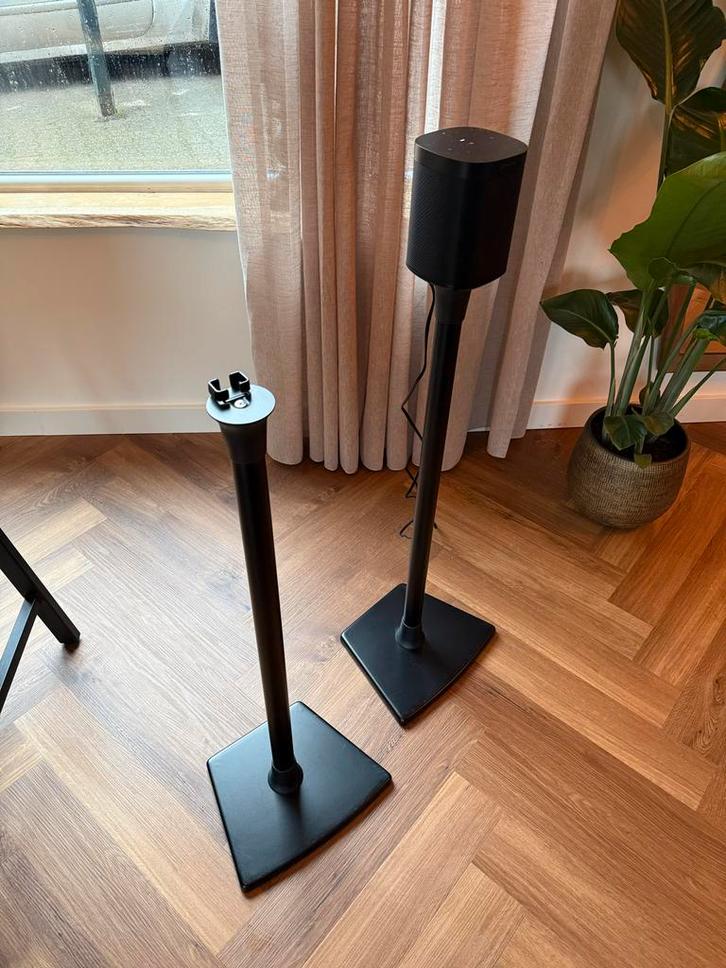 Sanus speakerstandaarden voor Sonos One - 85cm, Audio, Tv en Foto, Luidsprekers, Zo goed als nieuw, Front, Rear of Stereo speakers