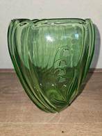 Art deco groene vaas Lelies van Dalen, Ophalen of Verzenden