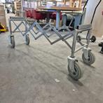 inklapbaar tafelframe op grote geremde zwenkwielen 200 mm, Ophalen, Gebruikt