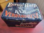 Voetbalverbandtrommel KNM uit 1970 met inhoud, Ophalen of Verzenden, Gebruikt, Overige, Overige merken