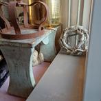 Oud frans krukje blauw brocante landelijk hoffz sleets, Ophalen of Verzenden, Huis en Inrichting