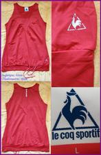 LE COQ rode mouwloze dames sport T-shirt maat L zgan, Maat 42/44 (L), Ophalen of Verzenden, LE COQ, Rood
