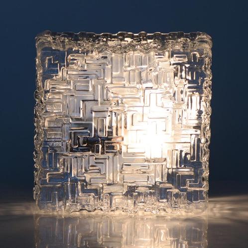✅ Grote PLAFONDLAMP plafonnière WANDLAMP retro ca. 1965, Huis en Inrichting, Lampen | Plafondlampen, Gebruikt, Glas, Metaal, Overige materialen