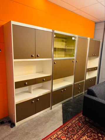 Prachtig modulair wandmeubel Van Pelt design Space Age kast beschikbaar voor biedingen