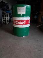 stalen olievat / oliedrum 200 liter – decoratie / opslag, Ophalen of Verzenden, Gebruikt, Vuurton