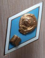 Sovjet-Unie USSR Rusland Badge universitaire afstuderen, Ophalen of Verzenden, Overige soorten, Overige gebieden, Embleem of Badge