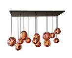 Lamp Glasbollen 13-Li DINO EGGS met GRATIS LED + LED-dimmer, Ophalen of Verzenden, Nieuw, 75 cm of meer