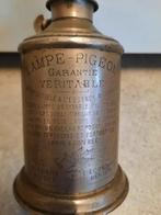 Olielamp  duivenlampje  pigeon olielampje, Ophalen of Verzenden