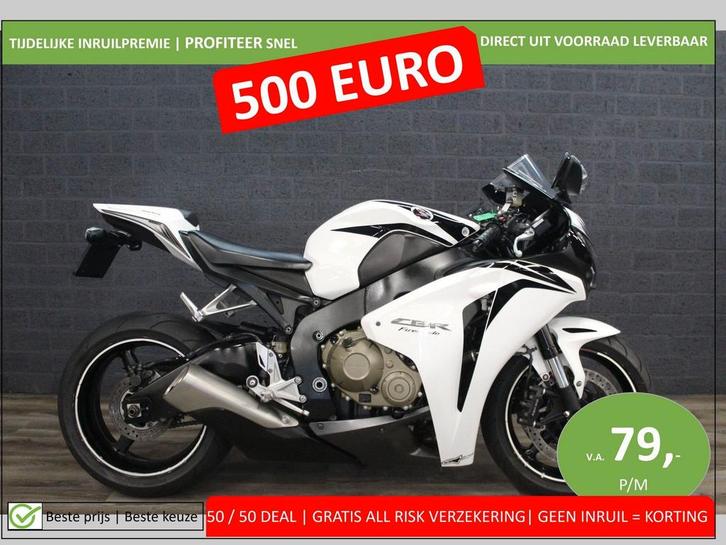 HONDA CBR 1000 RR FIREBLADE (bj 2008) Black-on-White Edition, Motoren, Motoren | Honda, Bedrijf, Super Sport, 4 cilinders, Motorrijbewijs A