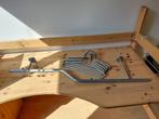 Kapstok zilverkleurig, inclusief 6 hangers, Huis en Inrichting, Woonaccessoires | Kapstokken, Gebruikt, Minder dan 100 cm, Metaal