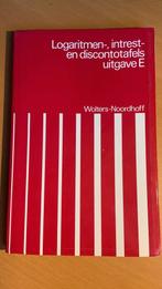 Logaritmen-, intrest- en discontottafels - P. Wijdenes, Boeken, Ophalen of Verzenden, Management