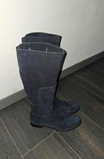 Suède dames laarzen van FOOTNOTES maat 39,5 G z.g.a.n, Hoge laarzen, Blauw, Ophalen of Verzenden, Zo goed als nieuw