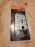 Nemef deurslot 1269/3, zwart gelakte voorplaat, Doe-het-zelf en Verbouw, Hang- en Sluitwerk, Ophalen of Verzenden, Nieuw, Slot