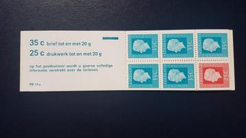 postzegelboekje PB13a met telblok