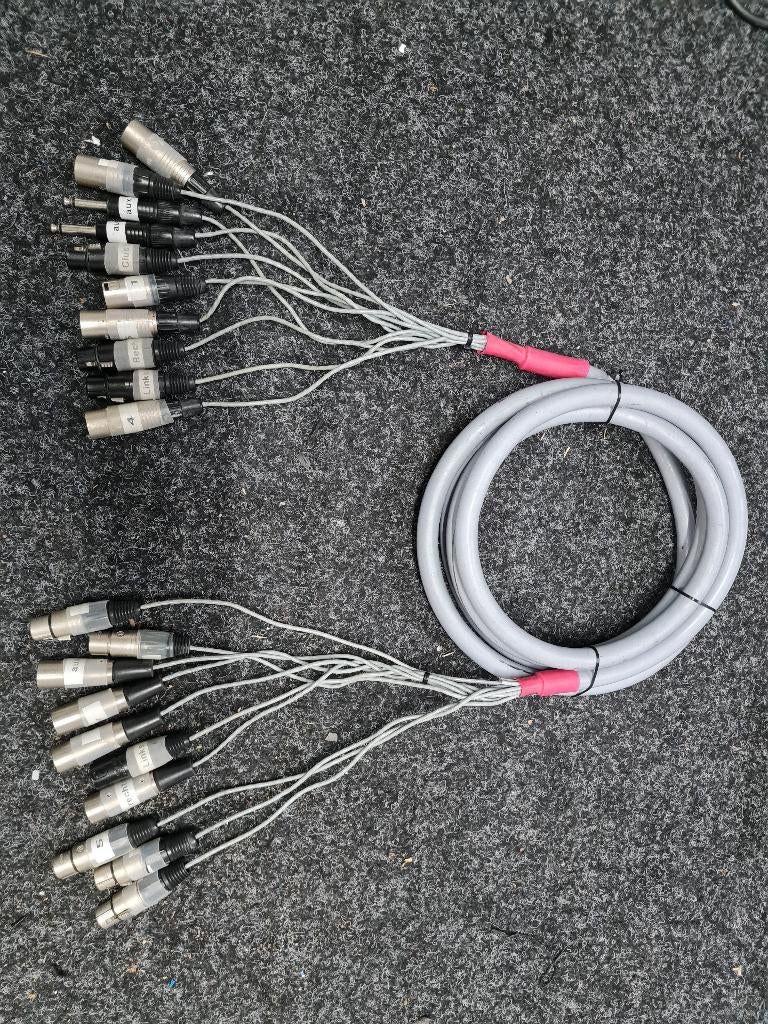 XLR Multikabel, Muziek en Instrumenten, Kabels en Stekkers, Ophalen, Gebruikt, Apparatuur