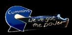 Cummins -We 've got the power- pin- kleine maat, Verzamelen, Verzenden, Nieuw, Transport, Speldje of Pin