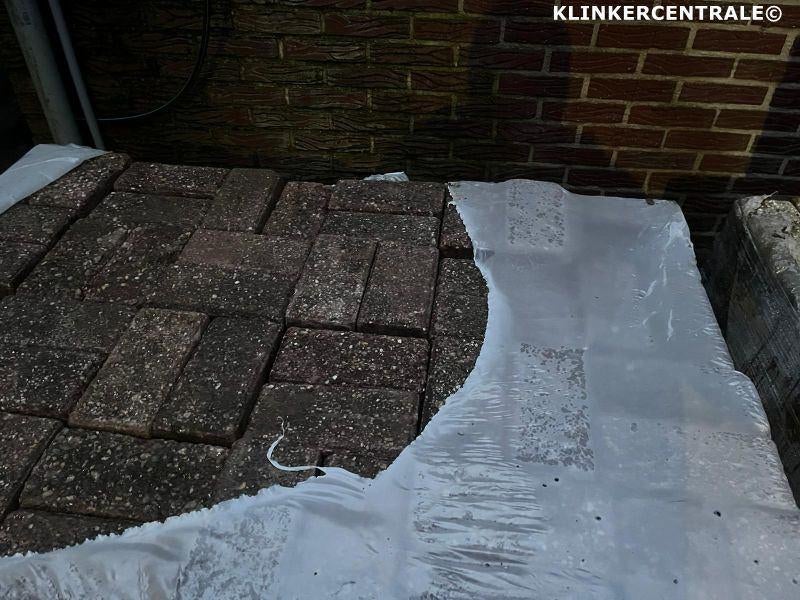 ROOIKORTING 219m2 heide gemêleerd betonklinkers bkk bss, Bij dit gebruikte product niet meer te achterhalen., Gebruikt, Verzenden