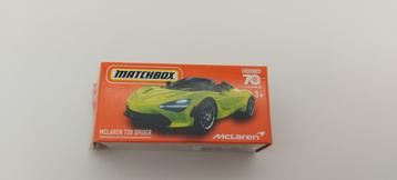 Mclaren 720 Spider MATCHBOX model nieuw in de verpakking beschikbaar voor biedingen