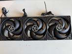 3 x Arctic 120mm Fan Zwart, Ophalen of Verzenden, Zo goed als nieuw, Luchtkoeling