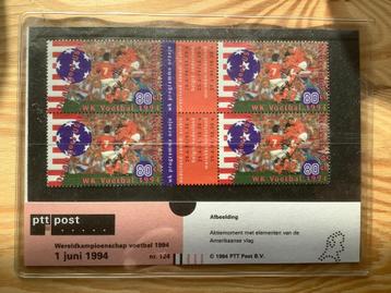 Postzegelmapje nr 124 van PTT-POST B.V.   WK'94 USA beschikbaar voor biedingen