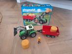 Playmobil country tractor met aanhanger 6130, Ophalen of Verzenden, Zo goed als nieuw