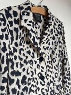 Irie Wash travelstof blazer panterprint wit zwart XS, Irie Wash, Wit, BOUTIQUE@irieparis.com, Zo goed als nieuw