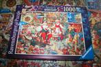 Legpuzzel Kerst Ravensburger - Santa's workshop - 1000 st, Ophalen of Verzenden, 500 t/m 1500 stukjes, Zo goed als nieuw
