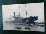 Ansichtkaart S.S Nieuw Amsterdam, Verzamelen, Scheepvaart, Ophalen of Verzenden, Zo goed als nieuw, Motorboot, Kaart, Foto of Prent