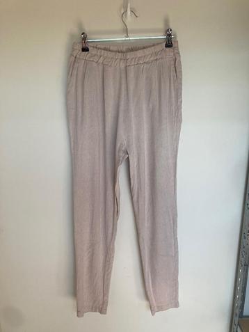 Heartmade Julie Fagerholt pull on broek beige linnen XS/S beschikbaar voor biedingen