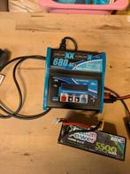 Maxxxtrax 680 Lader + 4S 5500mAh Accu (Defect), Hobby en Vrije tijd, Modelbouw | Radiografisch | Auto's, Ophalen of Verzenden