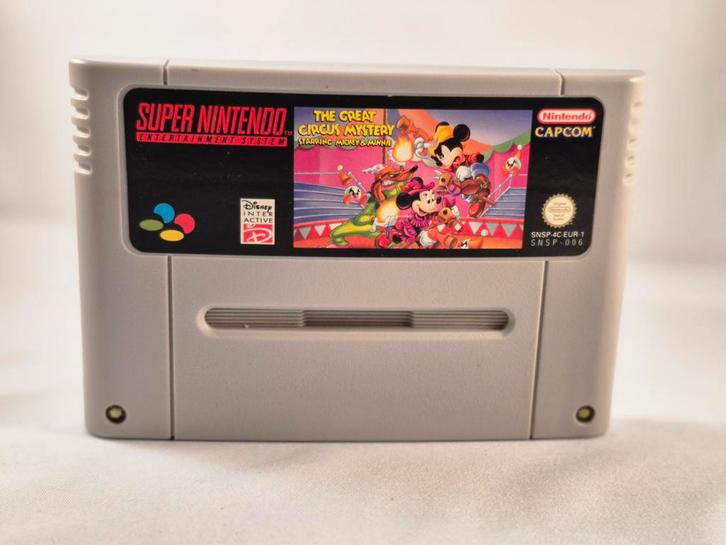 The Great Circus Mystery Starring Mickey & Minnie - SNES, Spelcomputers en Games, Games | Nintendo Super NES, Zo goed als nieuw