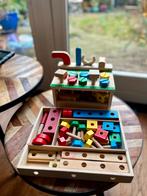 Houten gereedschap/werkbank (Melissa & Doug), Kinderen en Baby's, Speelgoed | Houten speelgoed, Ophalen of Verzenden, Zo goed als nieuw